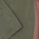 Finch Green Tissue Banarasi Saree With Floral Design