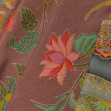 Clay Brown Banarasi Saree With Scallop Border