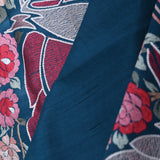 Chathams Blue Tussar Saree With Embroidery Work