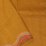 Honey Orange Tussar Saree With Embroidery Work