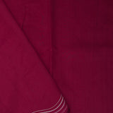 Bordeaux Red Tussar Saree With Embroidery Work