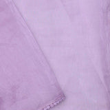 Wisteria Purple Organza Saree With Embroidery