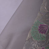 Gray Organza Tissue Saree With Scallop Border