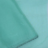 Turquoise Soft Organza Tissue Saree With Petit Point Saree