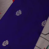 Dark Indigo Paithani Saree With Butti'S