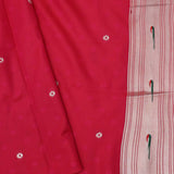 Vibrant Orange Saree With Paithani Border