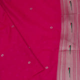 Purplish Red Paithani Saree With Butti'S