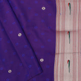 Dark Purple Paithani Saree With Paithani Border