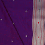 Deep Violet Paithani Saree With Butti'S