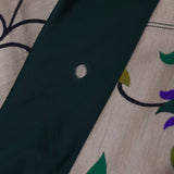 Dark Bottle Green Paithani Saree With Butti'S