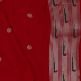 Red Berry Paithani Saree With Butti'S