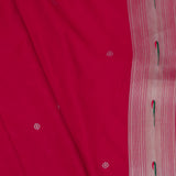 Paprika Red Paithani Saree With Floral Butti'S