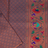 Regal Blue Paithani Saree With Butti'S