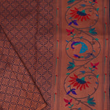 Oxford Blue Paithani Saree With Butti'S