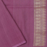 Twilight Lavender Banarasi Saree With Floral Design