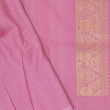 Light Pink Munga Tussar Saree With Meenakari Butta'S