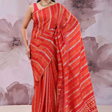 Orange Rangkat Banarasi Saree