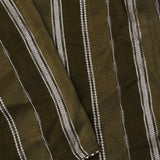 Mustard Yellow Banarasi Saree With Stripes