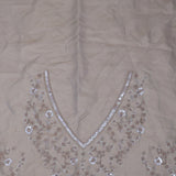 Golden Fancy Tissue Saree With Designer Border