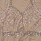 Multi-Color Fancy Tissue Saree With Sequins And Beads