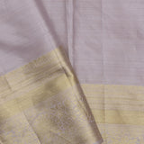 Rose Quartz Pink Kanjivaram Tissue Saree With Brocade