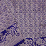 Persian Indigo Banarasi Saree With Meenakari Jaal