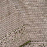 Verdun Green Banarasi Saree With Floral Jaal