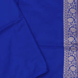 Trypan Blue Banarasi Saree With Meenakari Design