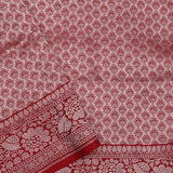 Red Banarasi Saree With Meenakari Design