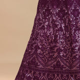 Barossa Purple Georgette Anarkali Set