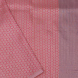 Pastel Rose Pink Banarasi Silk Saree With Meenakari Jaal