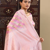 Pink Banarasi Silk Rangkat Saree
