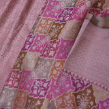 Pink Banarasi Silk Rangkat Saree