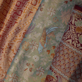 Mint Candy Green Kanjivaram Tissue Saree With Contrast Border