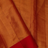 Mustard Yellow Kanjivaram Tissue Saree With Avian Design