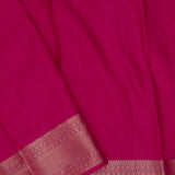 Purple Red Kanjivaram Silk Saree With Designer Border
