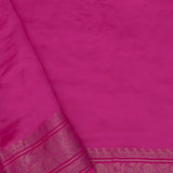 Deep Pink Soft Chanderi Silk Saree With Embroidery Work