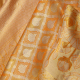 Golden Kanjivaram Tissue Saree With Rangat Design
