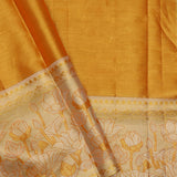 Golden Kanjivaram Tissue Saree With Rangat Design