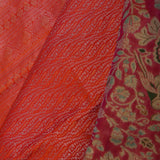 Vibrant Orange Kanjivaram Silk Saree With Designer Border