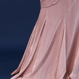 Light Pastel Pink Soft Shimmer Drape Saree