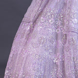 Pastel Blue Net Sequence Work Lehenga Set