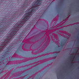 Bluish Gray Kanjivaram Tissue Designer Saree