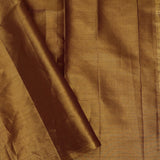 Light Brown Kanjivaram Tissue Designer Saree With Open Border