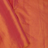Orange Kanjivaram Tissue Saree With Meenakari Design