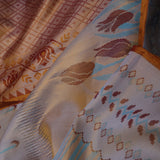 Silver Kanjivaram Tissue Designer Saree