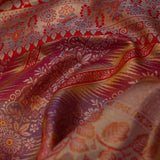Multi-Color Kanjivaram Tissue Saree With Rangkat Pattern