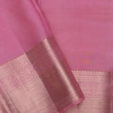 Tulip Pink Kanjivaram Silk Saree With Floral Butti'S