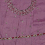 Pink Banarasi Tissue Saree With Embroidery Border