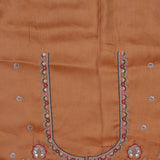 Silver Banarasi Tissue Saree With Scallop Border